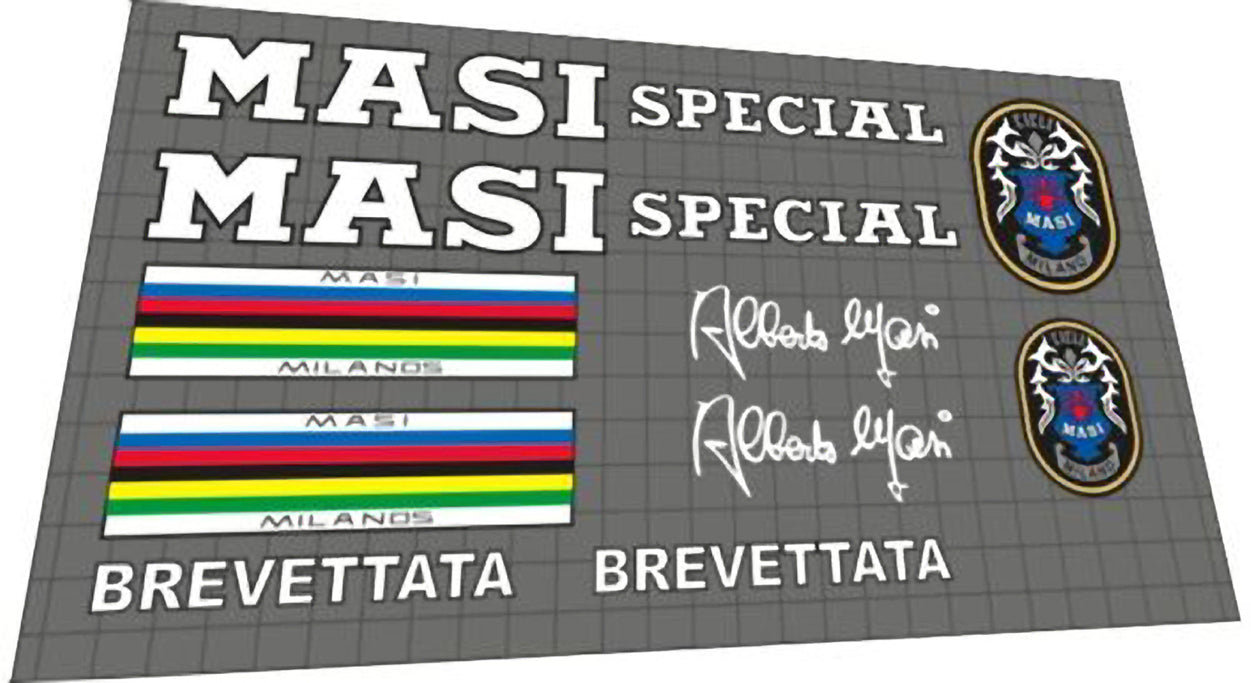 MASI Special (1960s) Frame Decal Set - Bike Decal Replace