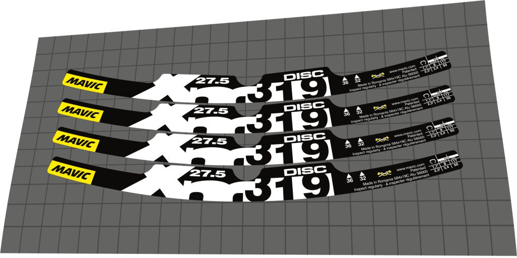 MAVIC XM319 (2012) Disc 27,5 Rim Decal Set