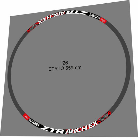 STAN'S NOTUBES ZTR Arch EX Rim Decal Set - Bike Decal Replace