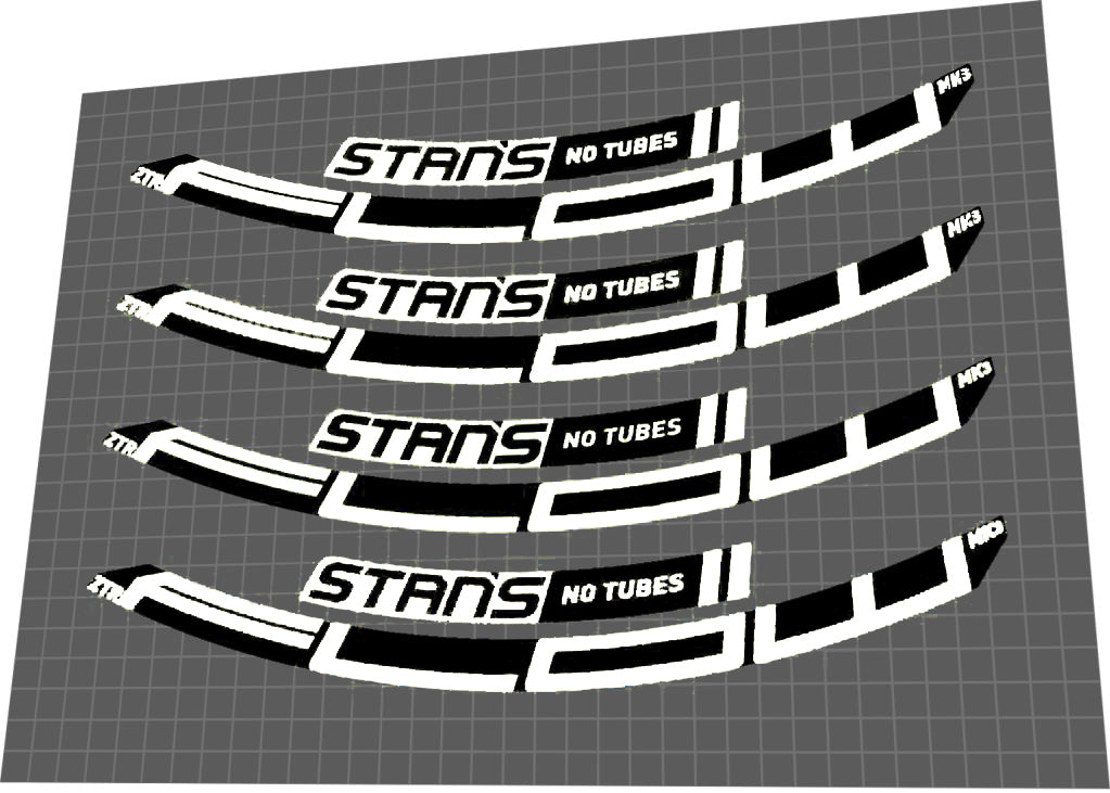 STAN'S NOTUBES ZTR Flow MK3 Rim Decal Set