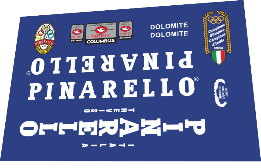 PINARELLO Dolomite (1980s) Columbus Matrix Frame Decal Set