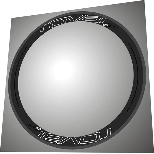 ROVAL Rapide (2016) CLX 50 Rim Brake Rim Decal Set - Bike Decal Replace