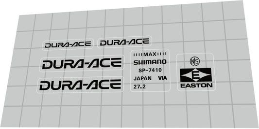 SHIMANO Dura-Ace SP-7410 Seatpost Decal Set - Bike Decal Replace
