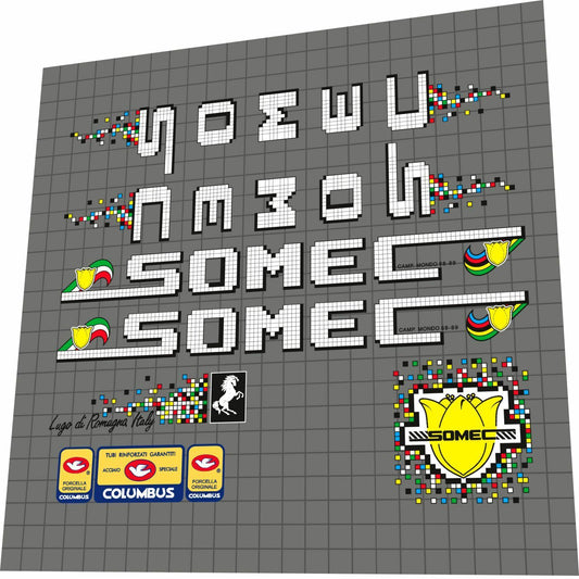 SOMEC Air (1990s) Frame Decal Set - Bike Decal Replace