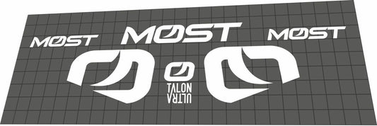 MOST Talon Ultra Handlebar Decal Set - Bike Decal Replace