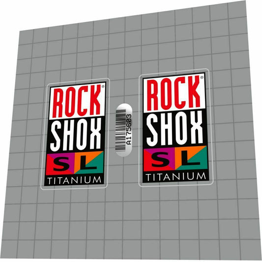ROCKSHOX Mag (1994) SL Titanium Fork Decal Set - Bike Decal Replace