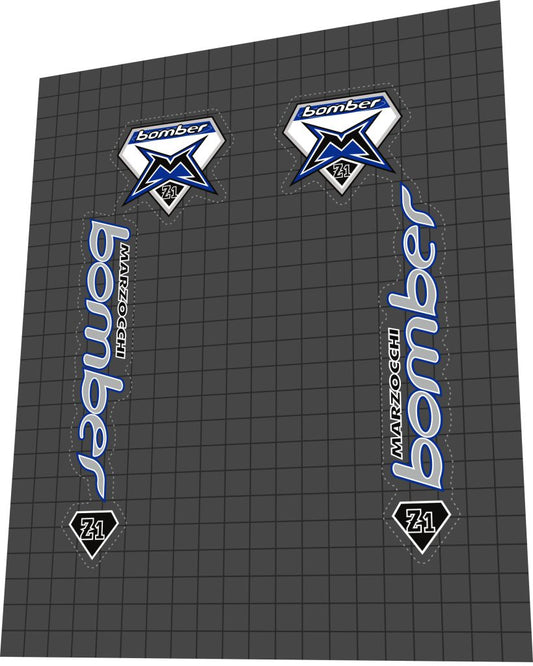 MARZOCCHI Bomber (1996-1997) Z1 Fork Decal Set - Bike Decal Replace