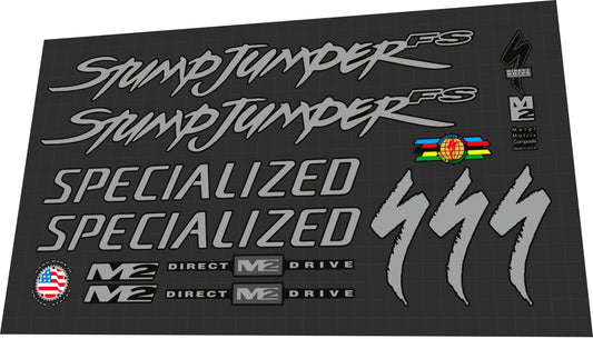 SPECIALIZED Stumpjumper (1996) M2 FS Frame Decal Set - Bike Decal Replace