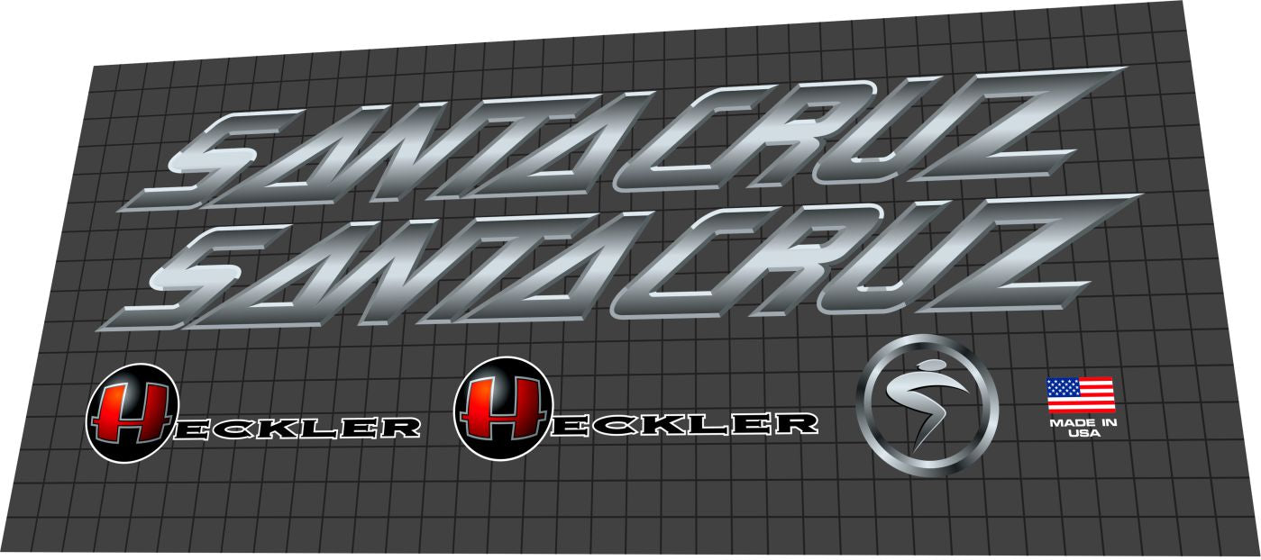 SANTA CRUZ Heckler 2 (1997-1999) Frame Decal Set - Bike Decal Replace