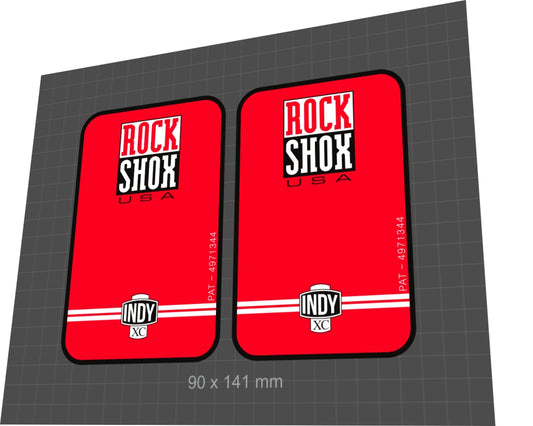 ROCKSHOX Indy (1997) XC Fork Decal Set - Bike Decal Replace