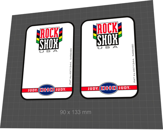 ROCKSHOX Judy (1997) DH0 Fork Decal Set - Bike Decal Replace