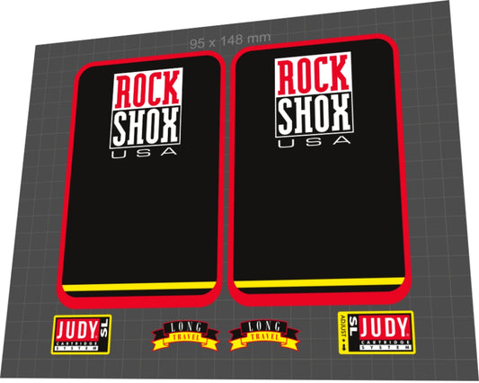 ROCKSHOX Judy (1997) SL Fork Decal Set - Bike Decal Replace