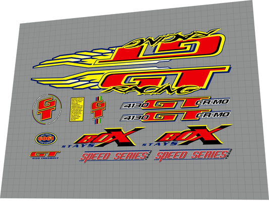 GT Speed Series (1998) Team Frame Decal Set - Bike Decal Replace