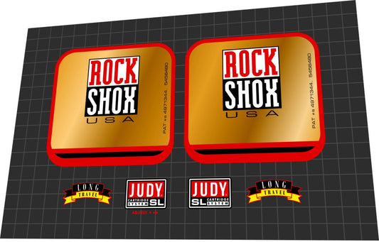 ROCKSHOX Judy (1998) SL Fork Decal Set - Bike Decal Replace