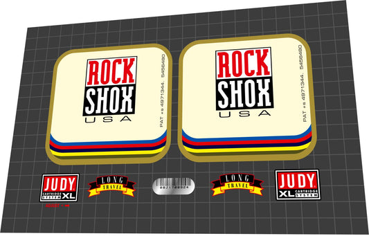 ROCKSHOX Judy (1998) XL Fork Decal Set - Bike Decal Replace