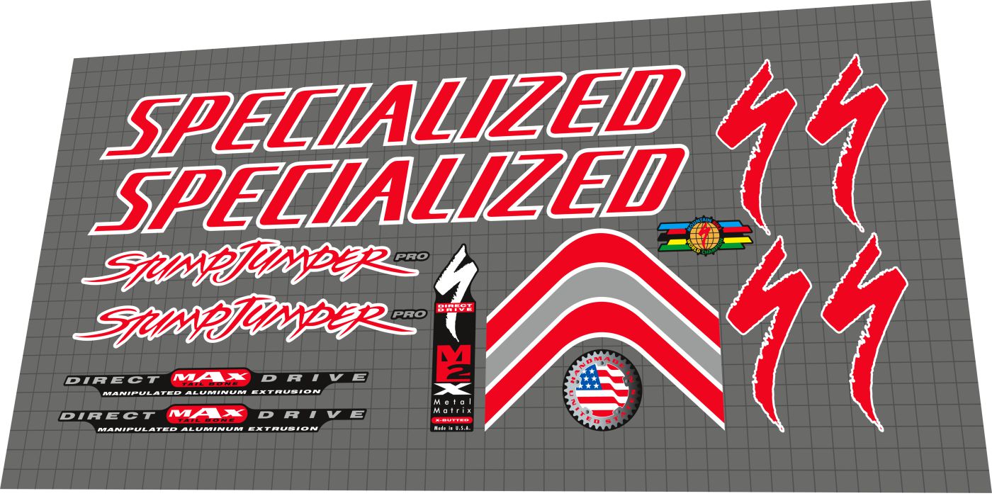 SPECIALIZED Stumpjumper (1999) M2 Pro Frame Decal Set