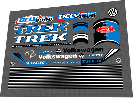 TREK 9900 (1999) OCLV Pro Issue Frame Decal Set - Bike Decal Replace