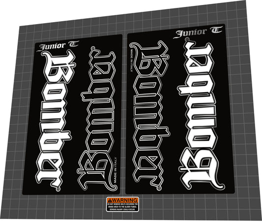 MARZOCCHI Bomber (2000) Junior T Fork Decal Set - Bike Decal Replace