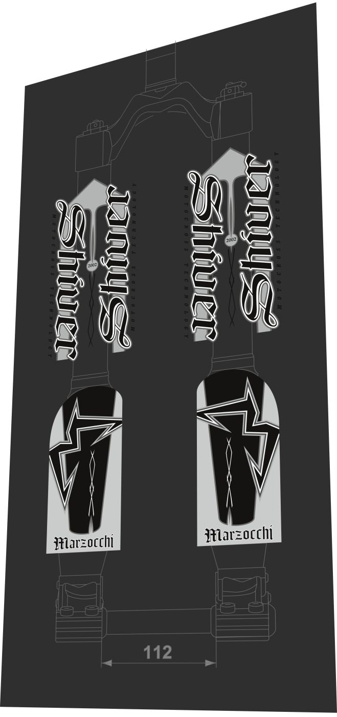 MARZOCCHI Shiver (2002) SC Fork Decal Set