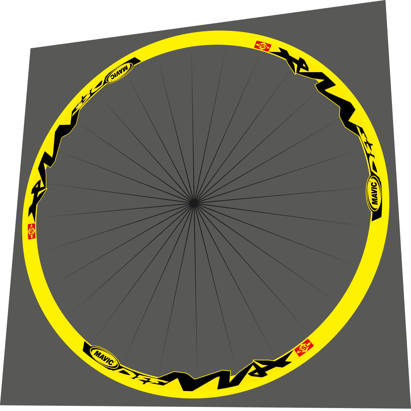 MAVIC Deemax (2005) Rim Decal Set