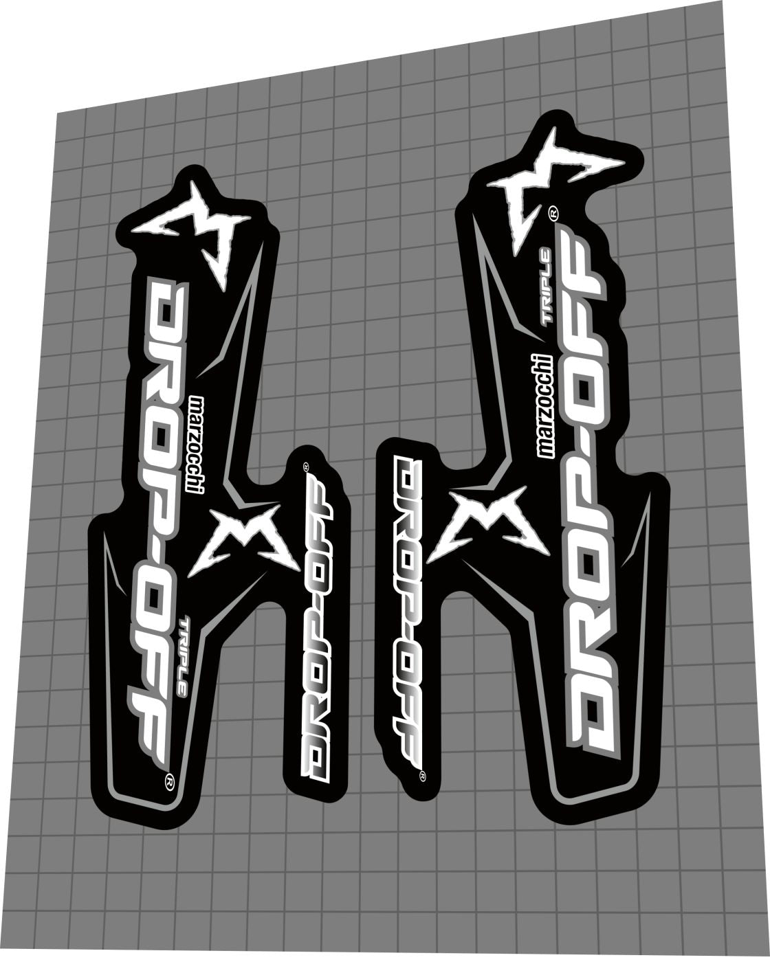MARZOCCHI Drop Off (2005) Fork Decal Set