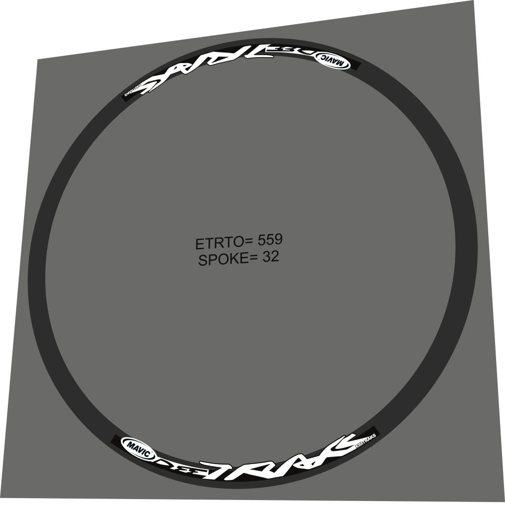 MAVIC Deetraks (2008) Rim Decal Set
