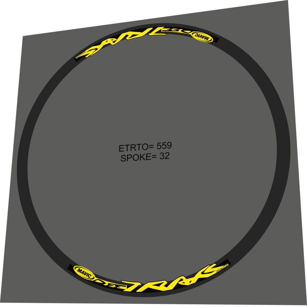 MAVIC Deetraks (2008) Rim Decal Set