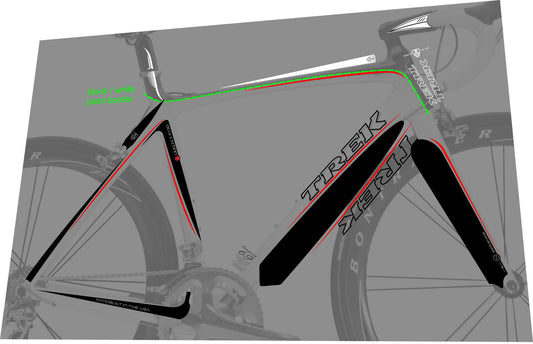 TREK Madone (2008) 6.9 Pro Frame Decal Set - Bike Decal Replace