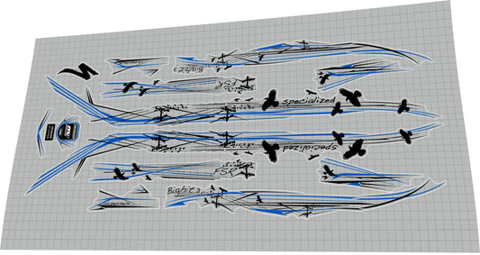 SPECIALIZED BigHit (2009) FSR Frame Decal Set - Bike Decal Replace