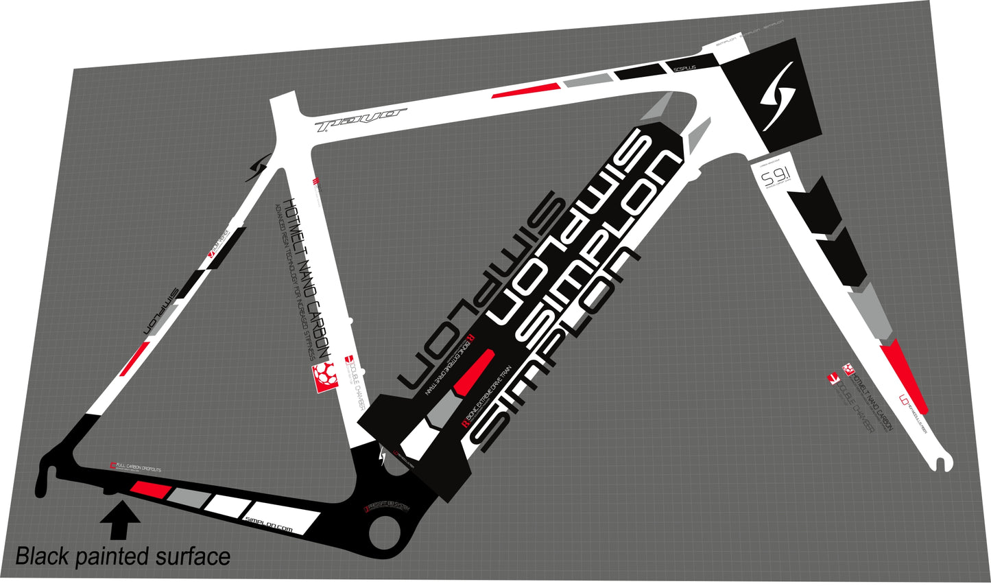 SIMPLON Pavo (2011) Frame Decal Set
