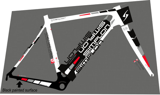 SIMPLON Pavo (2011) Frame Decal Set - Bike Decal Replace