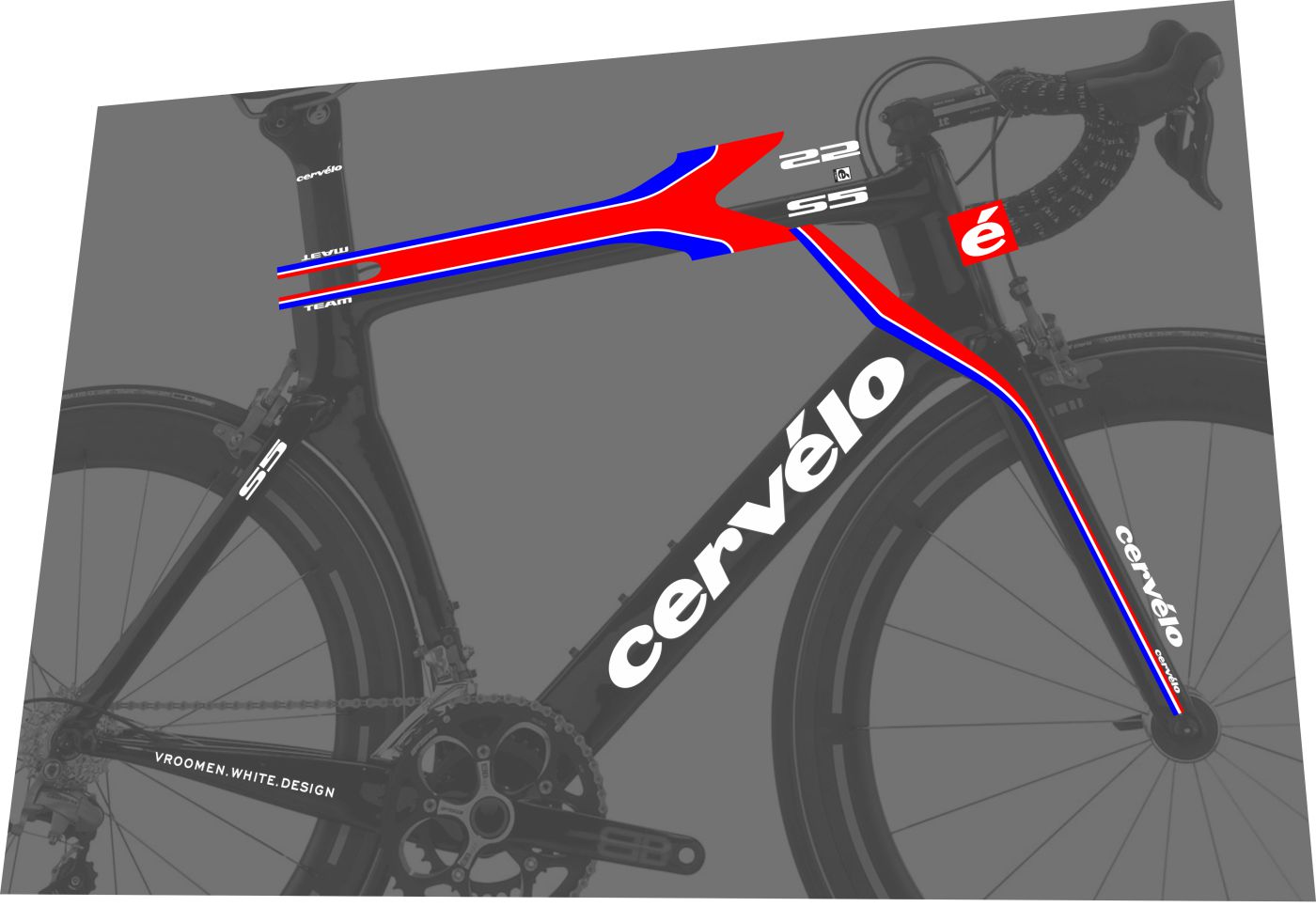 CERVELO S5 2012 Frame Decal Set