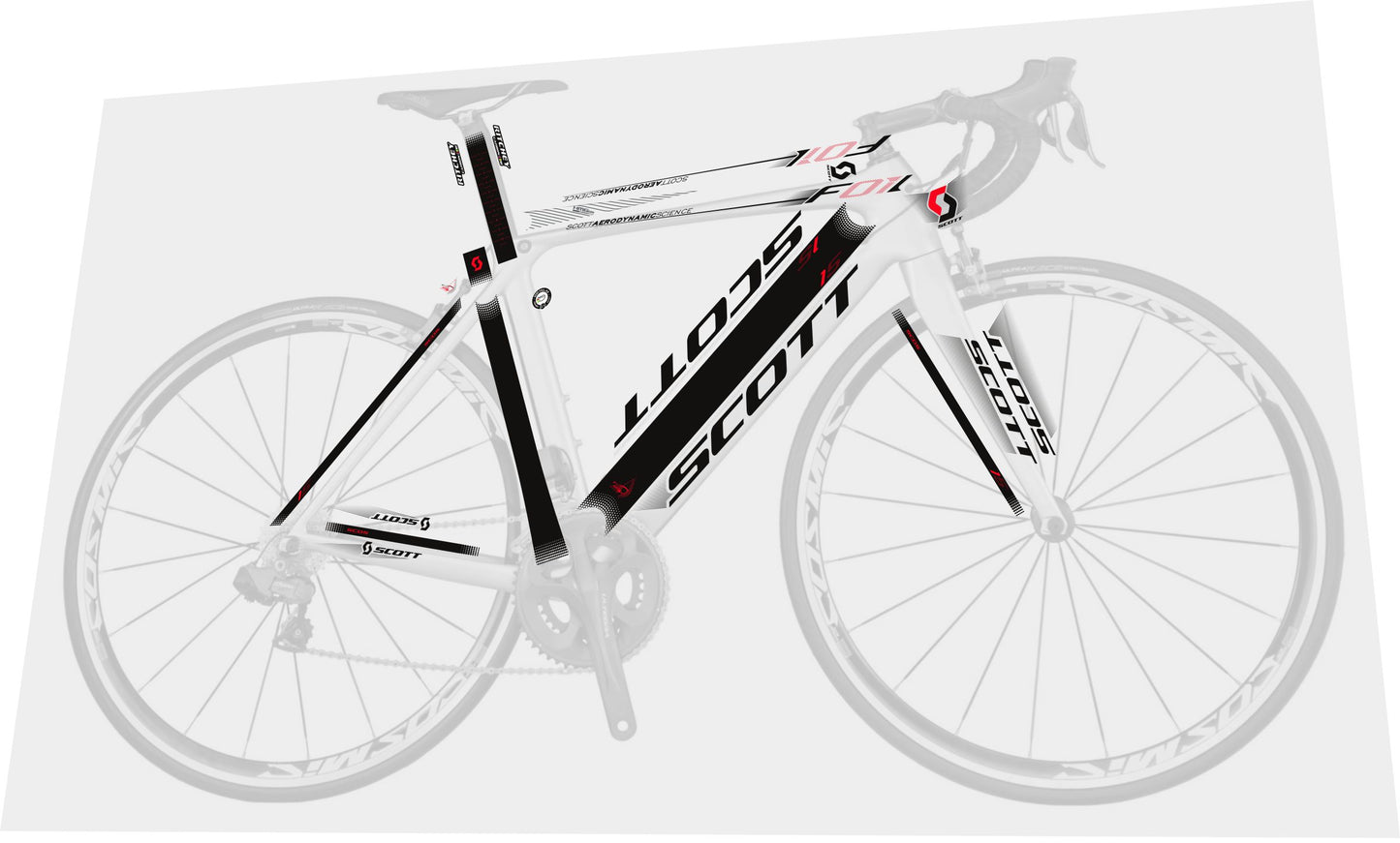SCOTT Foil (2012) Frame Decal Set