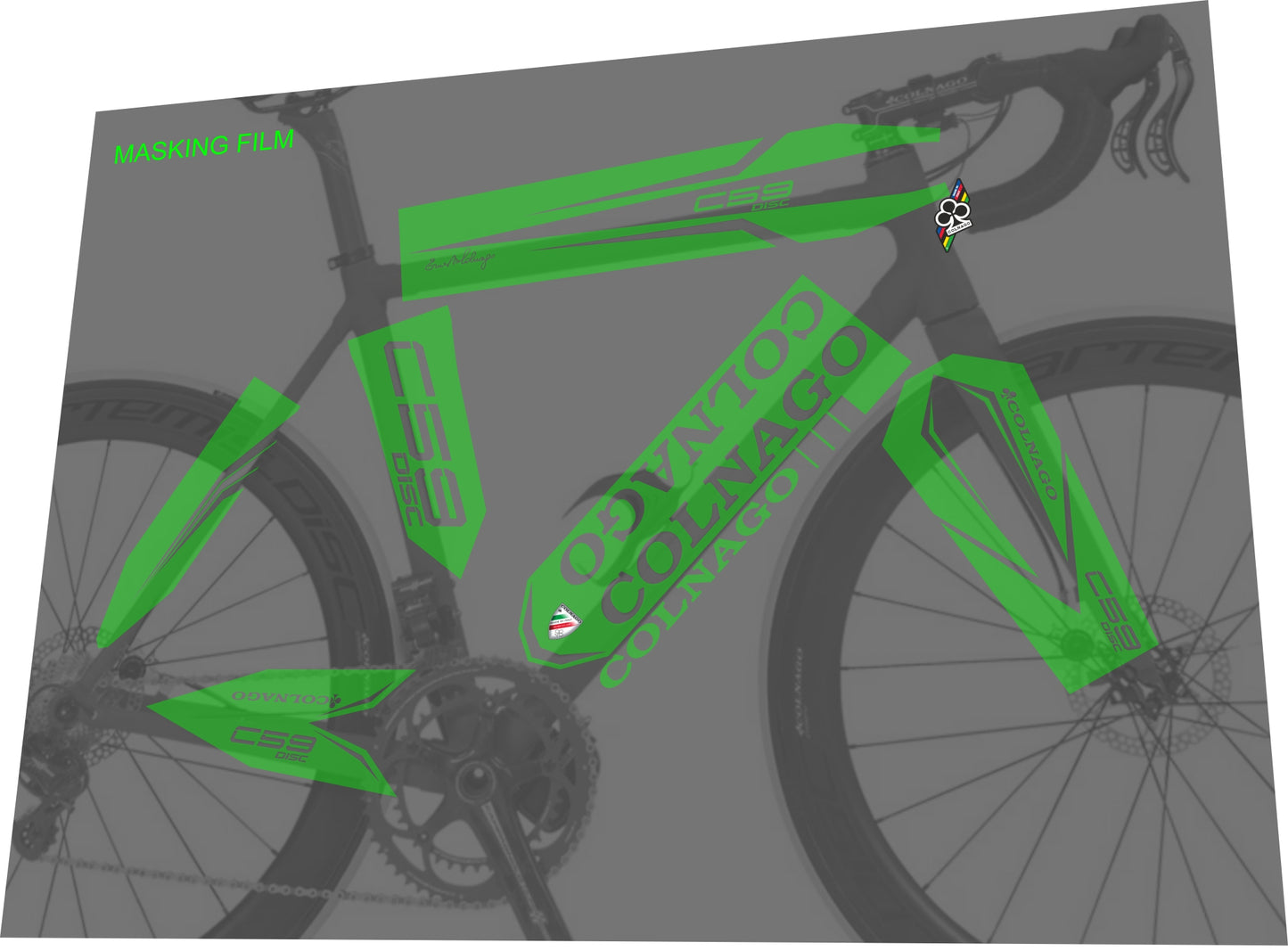COLNAGO C59 (2013) Disc Frame Decal Set - Bike Decal Replace
