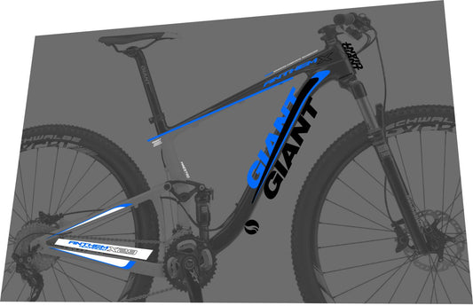 GIANT Anthem (2013-2014) X Advanced 29 Frame Decal Set - Bike Decal Replace