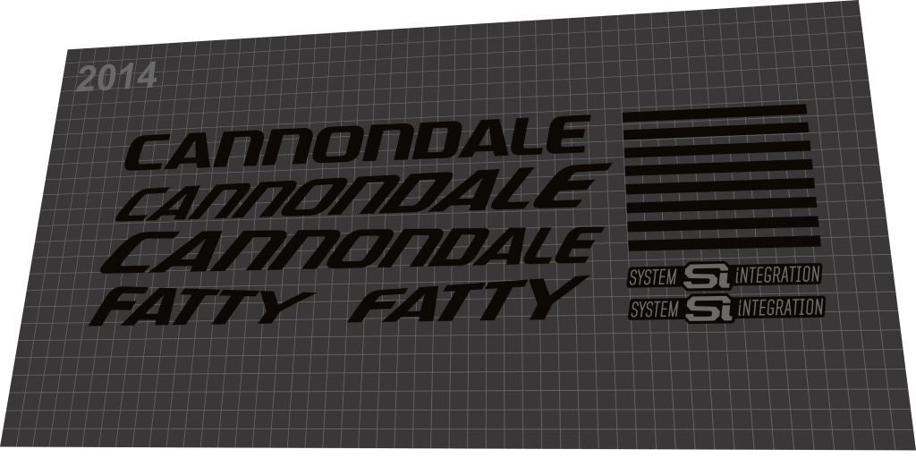 CANNONDALE Bad Boy (2014) Frame Decal Set - Bike Decal Replace