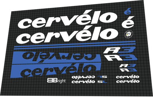CERVELO R3 (2014-2015) Frame Decal Set - Bike Decal Replace