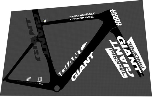 GIANT Propel (2014) Advanced SL LTD Frame Decal Set - Bike Decal Replace