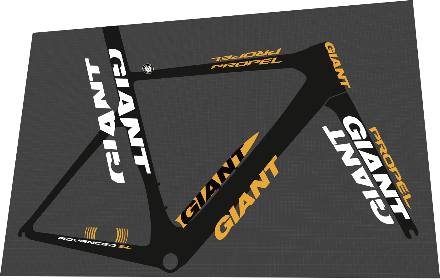GIANT Propel (2013-2014) Advanced SL Frame Decal Set - Bike Decal Replace