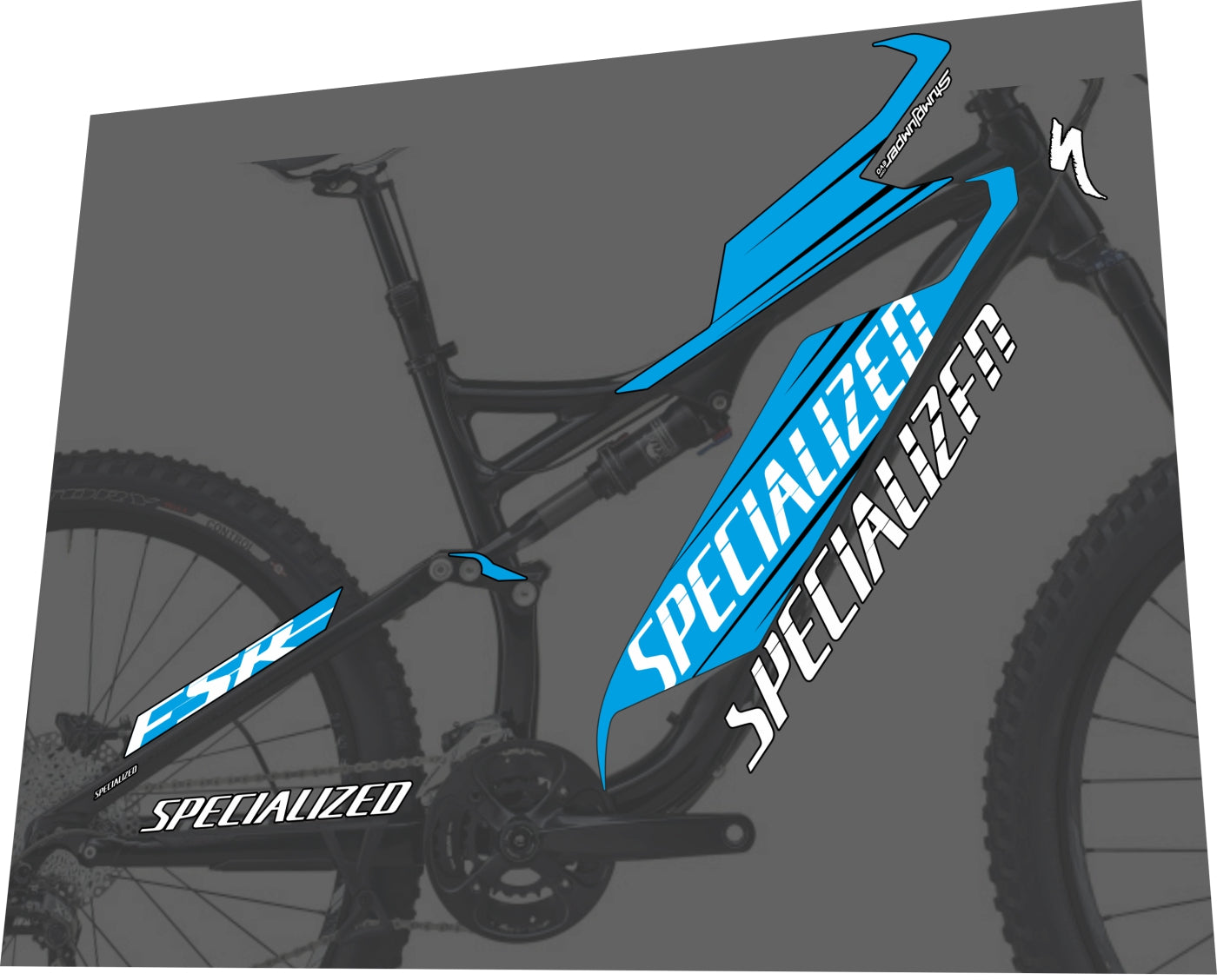 SPECIALIZED Stumpjumper (2014-2015) FSR Comp Evo Frame Decal Set