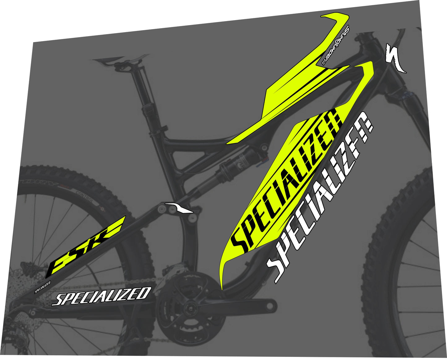 SPECIALIZED Stumpjumper (2014-2015) FSR Comp Evo Frame Decal Set