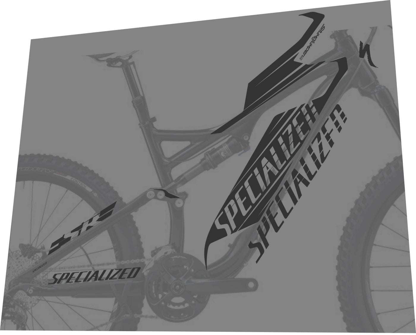 SPECIALIZED Stumpjumper (2014-2015) FSR Comp Evo Frame Decal Set