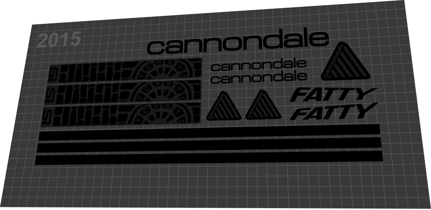 CANNONDALE Bad Boy (2015) Frame Decal Set - Bike Decal Replace