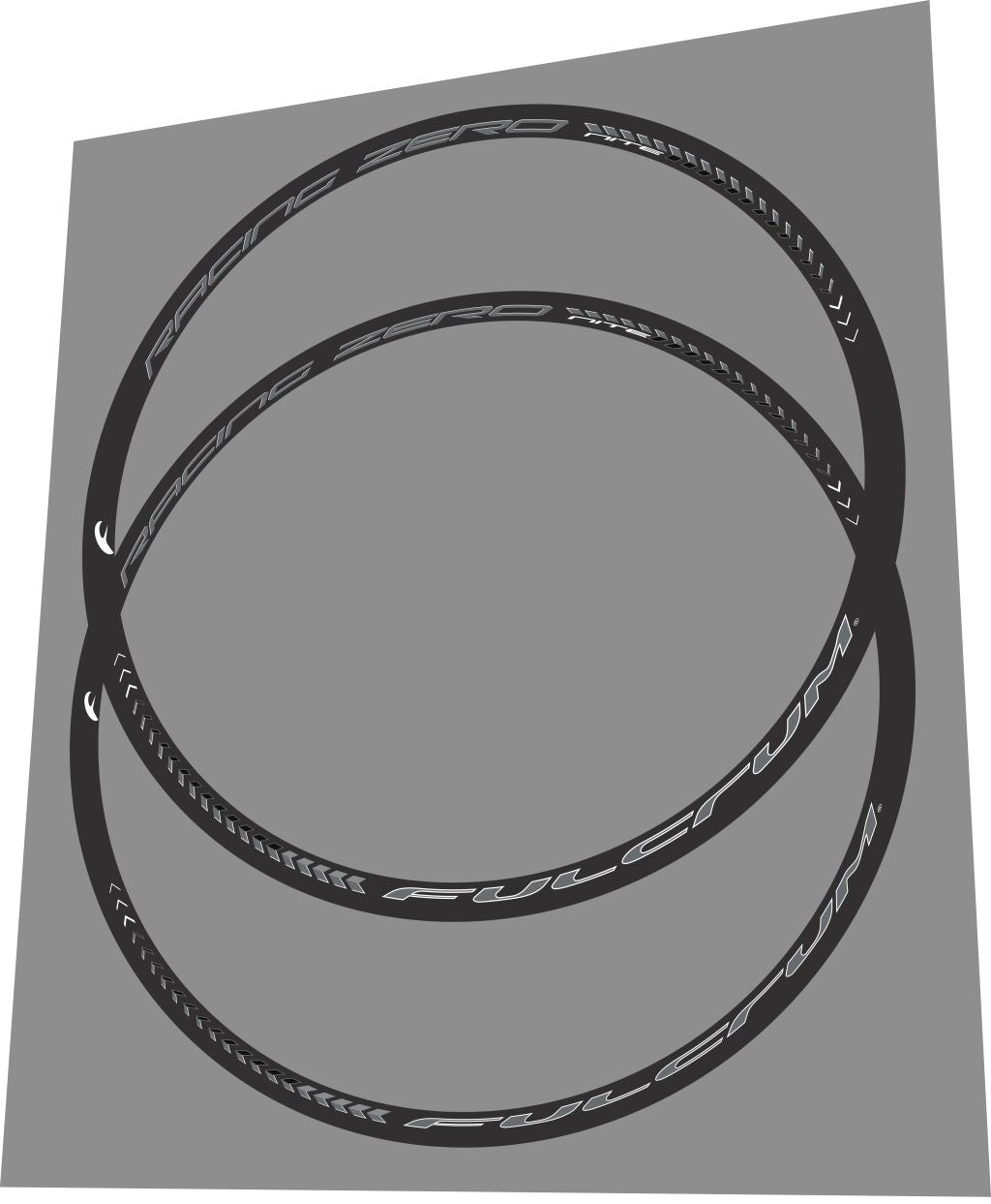 FULCRUM Racing Zero (2015) Nite Rim Decal Set - Bike Decal Replace