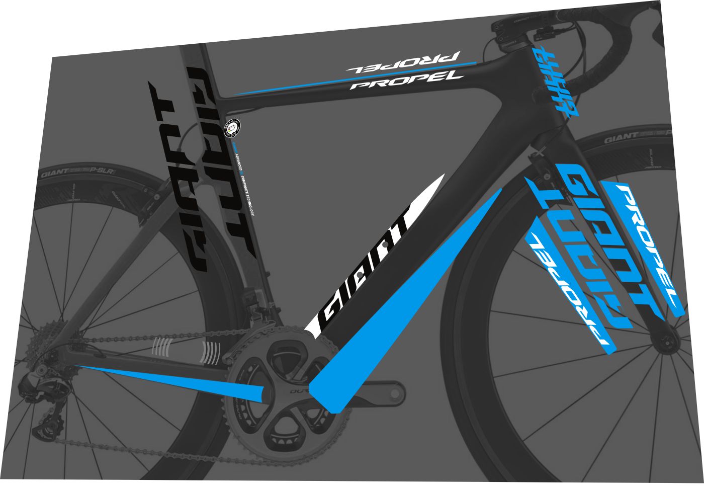 GIANT Propel 2015 2016 Advanced SL Frame Decal Set