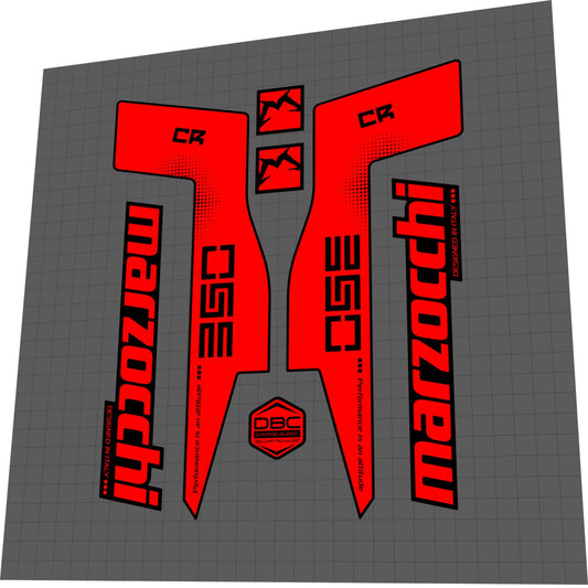 MARZOCCHI 350 (2015) CR Fork Decal Set - Bike Decal Replace