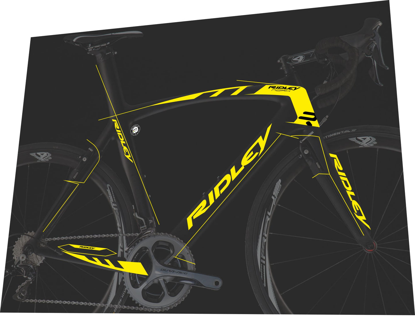 RIDLEY Noah (2015) FAST Frame Decal Set - Bike Decal Replace