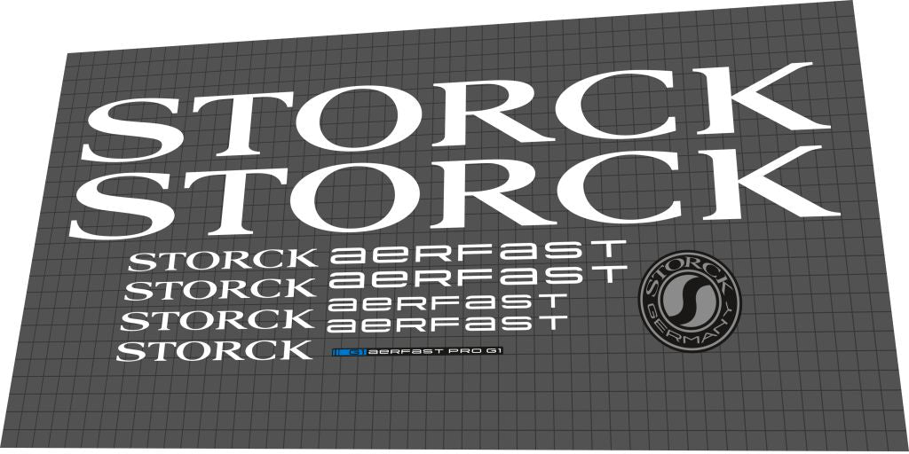 STORCK Aerfast (2015) Frame Decal Set