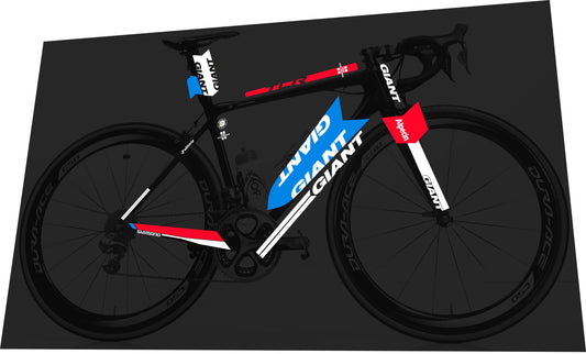 GIANT TCR (2016-2017) Advanced Pro Team Frame Decal Set - Bike Decal Replace