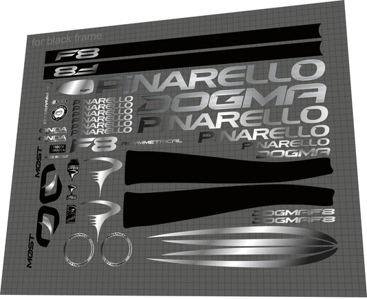 PINARELLO Dogma (2016) F8 Frame Decal Set - Bike Decal Replace